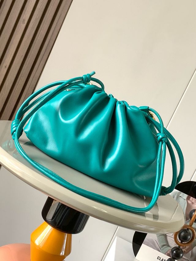 Loewe original lambskin medium flamenco purse A411FCR turquoise