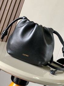 Loewe original lambskin mini flamenco purse A914CBP black