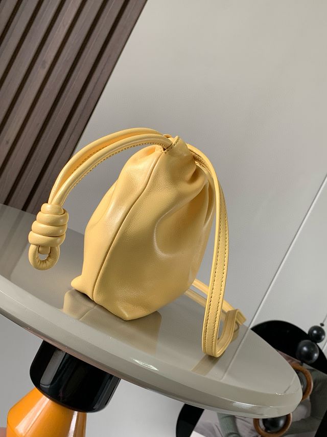 Loewe original lambskin mini flamenco purse A914CBP yellow