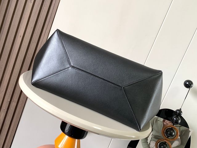 Loewe original calfskin large puzzle fold tote B933Q18 black&tan