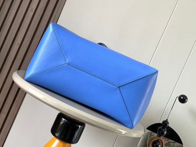 Loewe original calfskin large puzzle fold tote B933Q18 blue