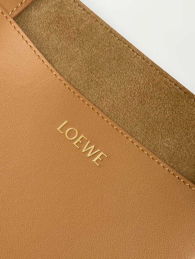 Loewe original calfskin large puzzle fold tote B933Q18 desert