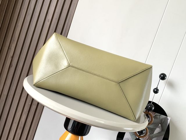 Loewe original calfskin large puzzle fold tote B933Q18 olive