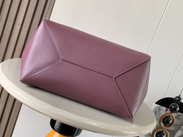 Loewe original calfskin medium puzzle fold tote A657G50 burgundy