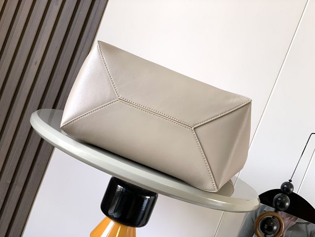 Loewe original calfskin medium puzzle fold tote A657G50 grey