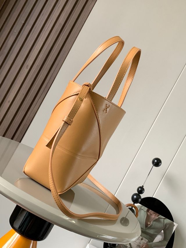 Loewe original calfskin mini puzzle fold tote A657V25 desert