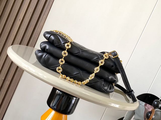 Loewe original lambskin medium goya puffer bag  A896P41 black