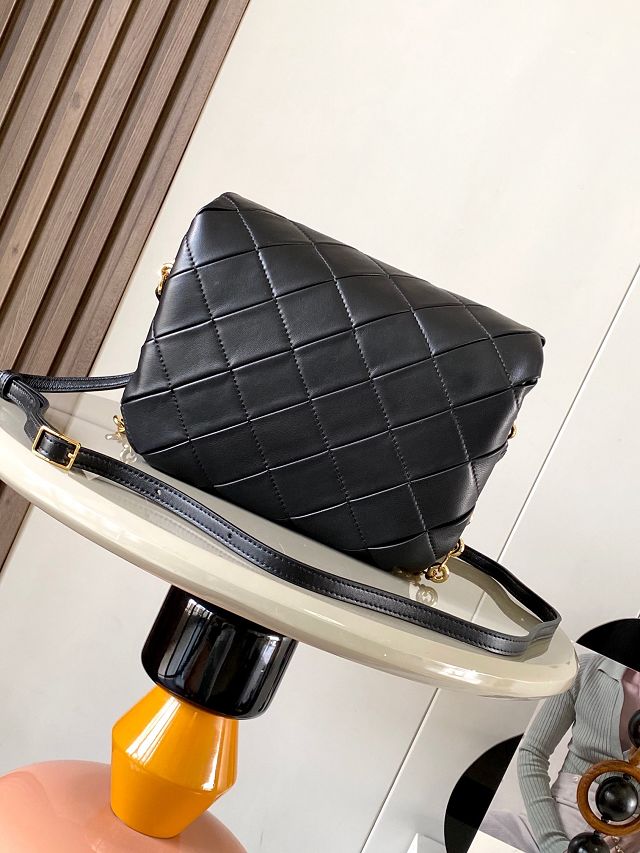 Loewe original lambskin medium goya puffer bag  A896P41 black