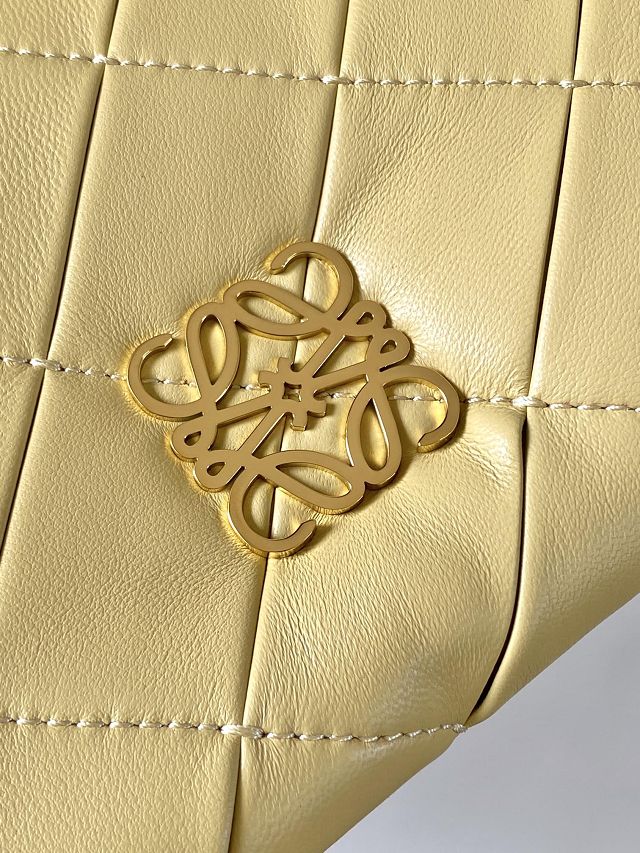 Loewe original lambskin mini goya puffer bag A896W56 yellow