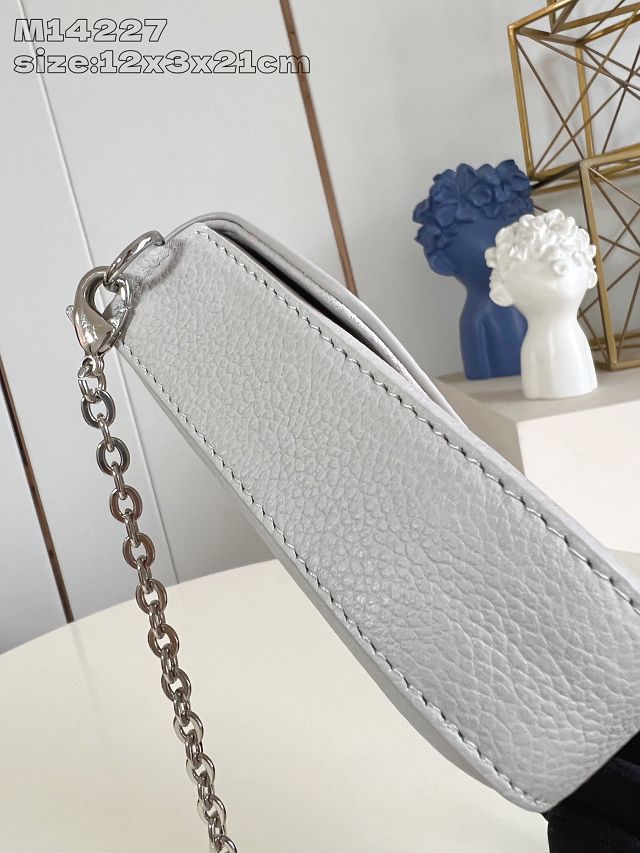 Louis vuitton original calfskin felicie pochette M82610 grey