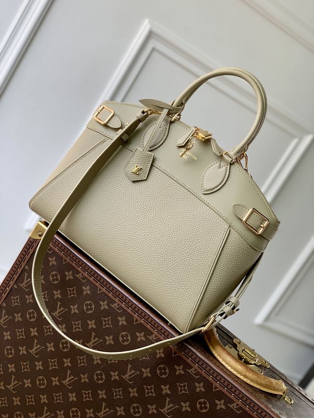 Louis vuitton original calfskin lock it MM bag M11214 clay