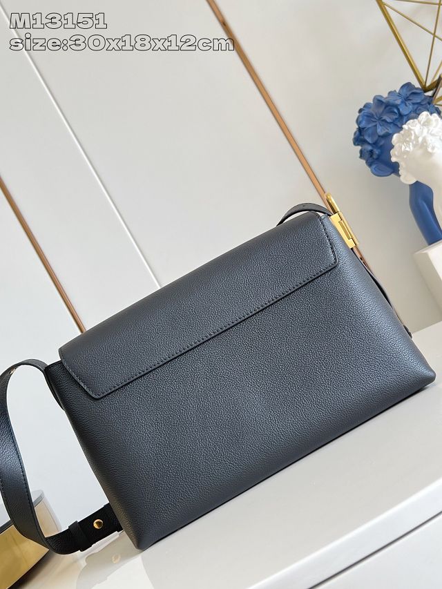 Louis vuitton original calfskin low key messenger M13148 black