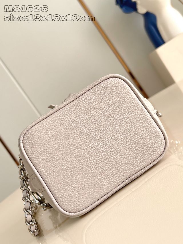 Louis vuitton original calfskin nano noe handbag M14224 grey