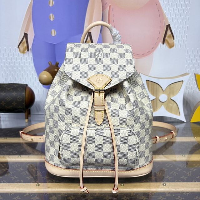 Louis vuitton original damier azur montsouris backpack pm N00120