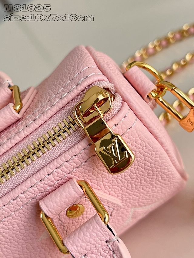 Louis vuitton original monogram calfskin nano speedy M14226 pink
