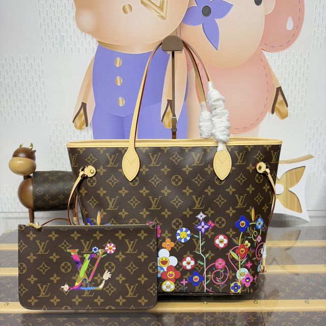Louis vuitton original monogram canvas neverfull mm M13271