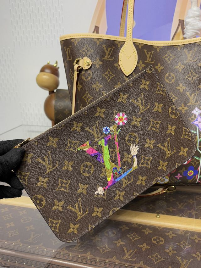 Louis vuitton original monogram canvas neverfull mm M13271