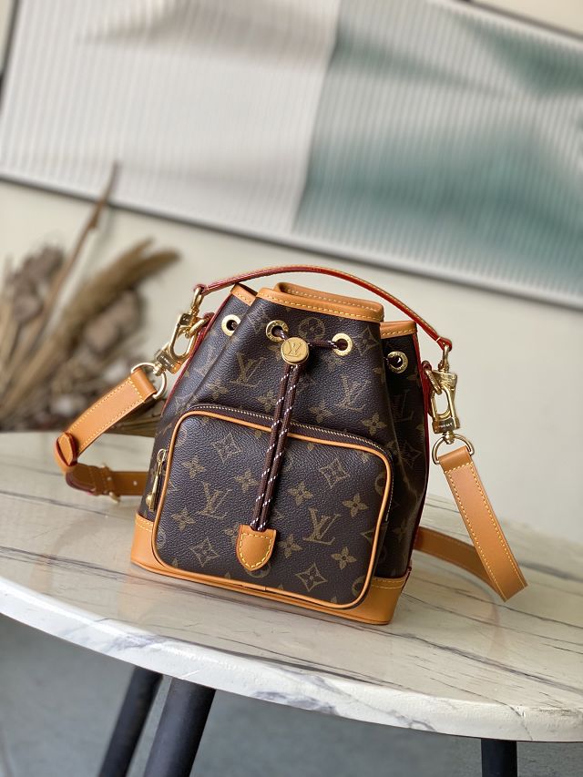 Louis vuitton original monogram canvas noe cargo bucket bag M14017