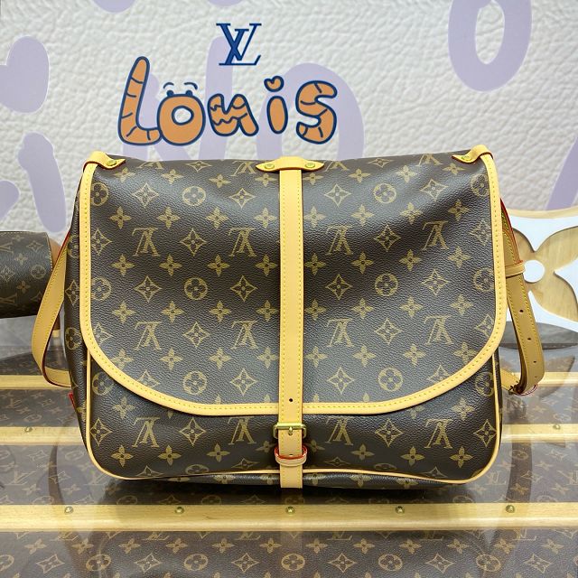 Louis vuitton original monogram canvas saumur mm M42254
