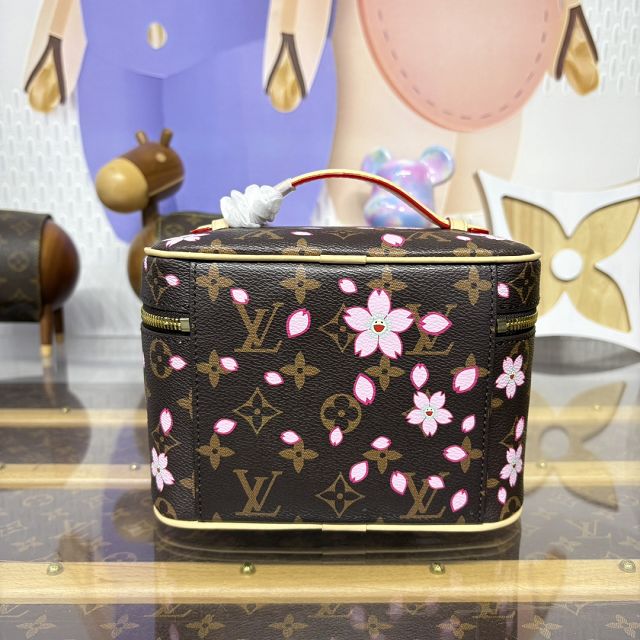 Louis vuitton original monogram TM mini nice cosmetic case M14181