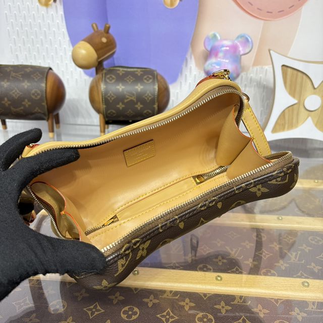 Louis vuitton original monogram canvas bone wearable wallet M12615