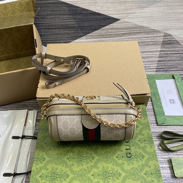 GG original canvas ophidia mini shoulder bag 795208 oatmeal