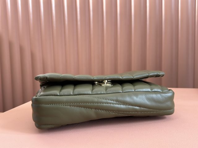 GG original lambskin milano mini top handle bag 806017 green
