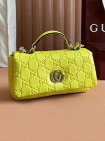 GG original lambskin milano mini top handle bag 806017-2 bright green