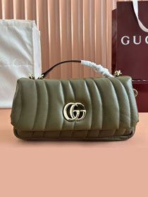 GG original lambskin milano mini top handle bag 806017 green