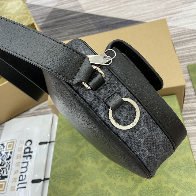 GG original calfskin supreme small crossbody bag 795464 black