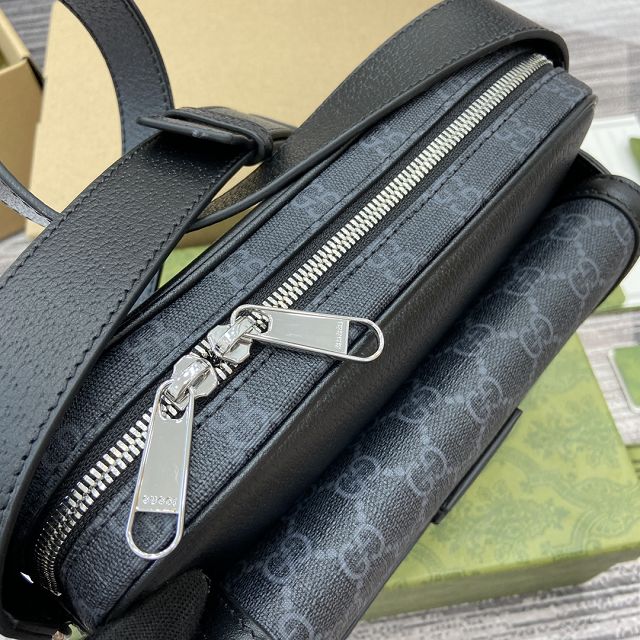 GG original calfskin supreme small crossbody bag 795464 black