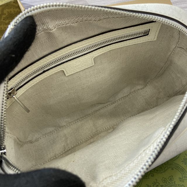 GG original calfskin supreme small crossbody bag 795464 white