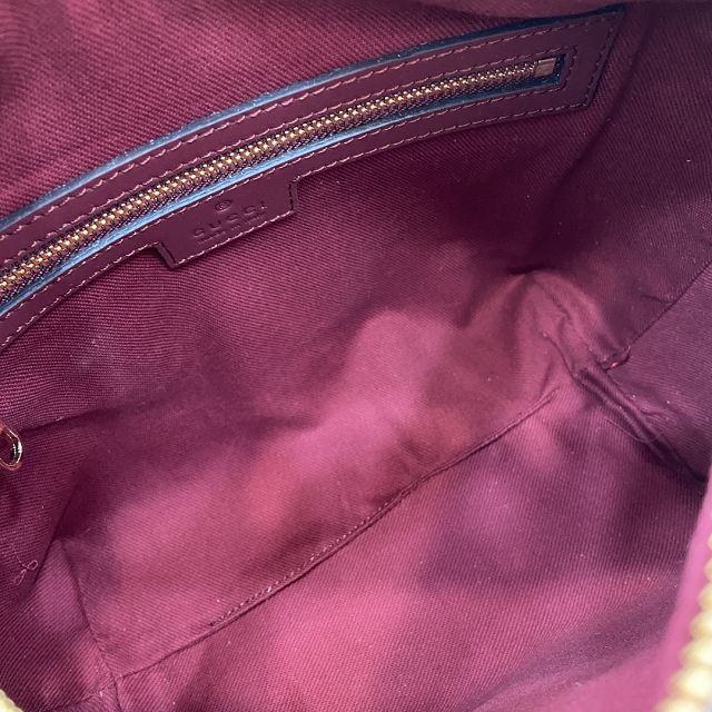 GG original canvas small shoulder bag 795168 red