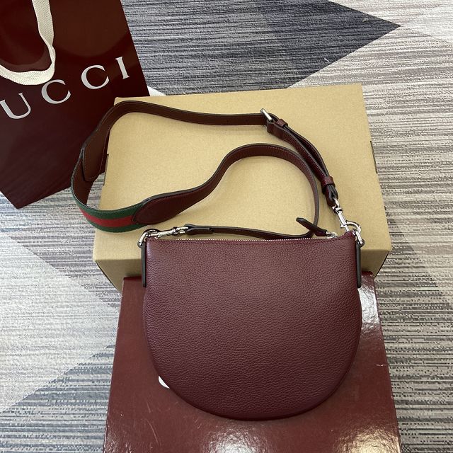 GG original calfskin B small bag 824529 bordeaux
