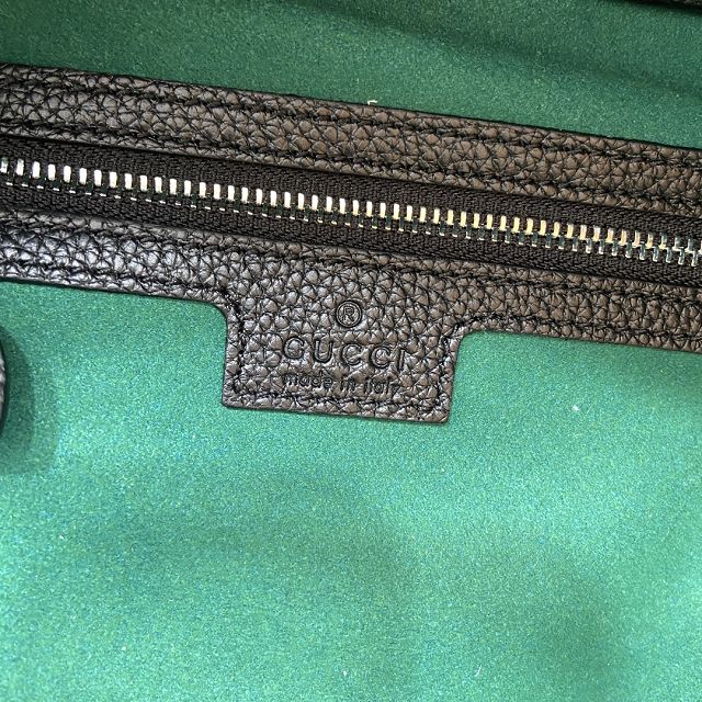 GG original calfskin GG jumbo medium backpack 819065 black