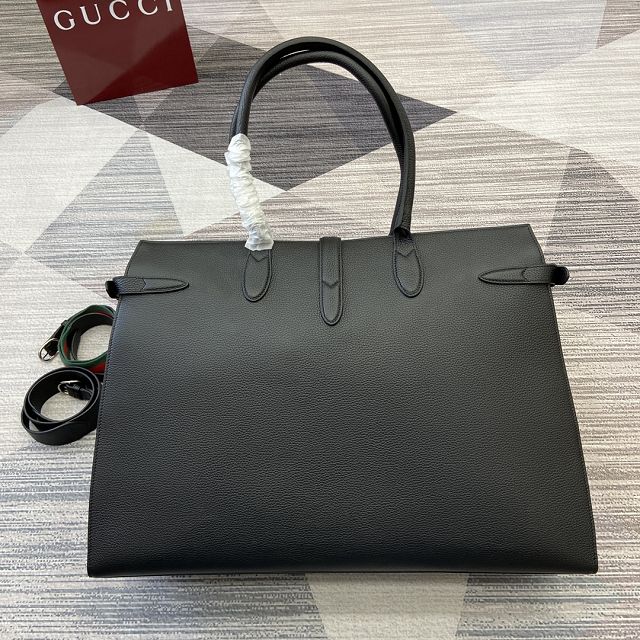 GG original calfskin large tote bag 796761 black