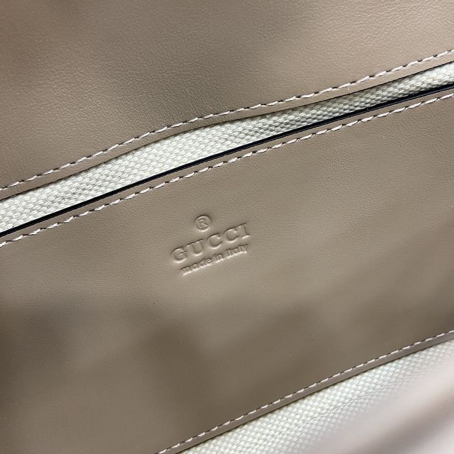 GG original calfskin marmont mini bag 446744 light grey 