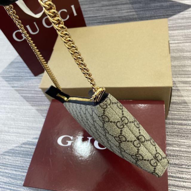 GG original canvas chain pochette 779791 black