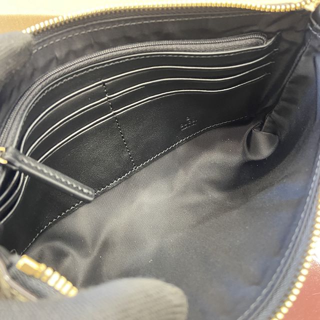 GG original canvas chain pochette 779791 black