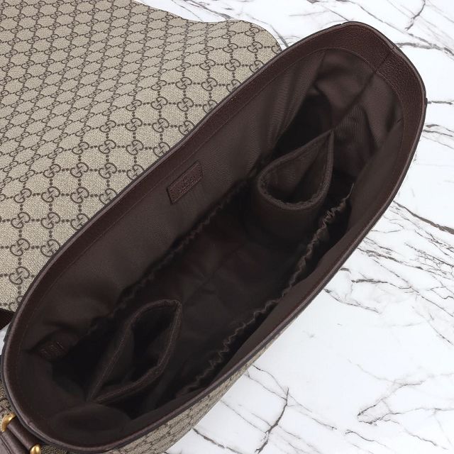 GG original canvas large changing bag 819287 brown