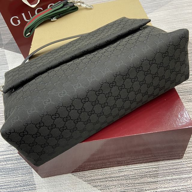 GG original canvas large crossbody bag 821616 black