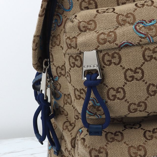 GG original canvas medium backpack 800265 beige