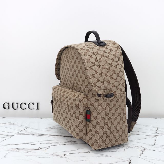 GG original canvas medium backpack 824624 beige