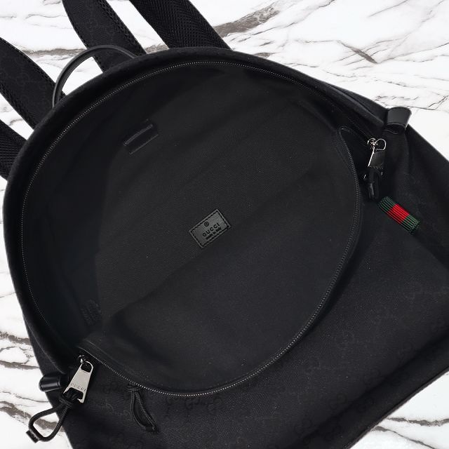 GG original canvas medium backpack 824624 black