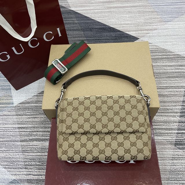 GG original canvas small crossbody bag 821617 beige