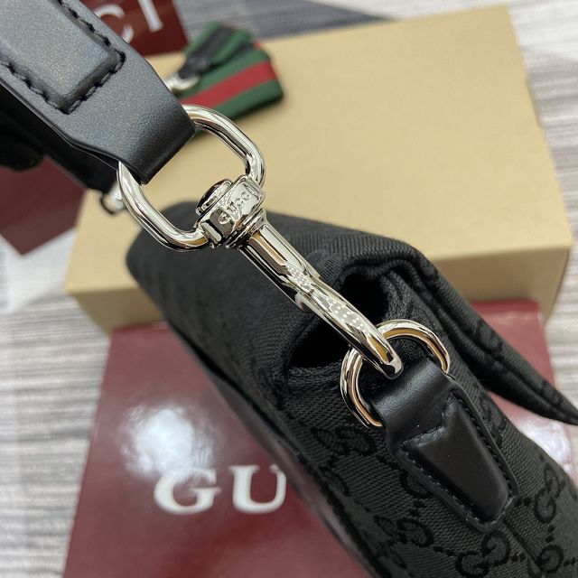 GG original canvas small crossbody bag 821617 black