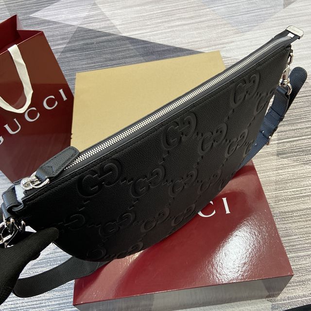 GG original calfskin body shoulder bag 801887 black