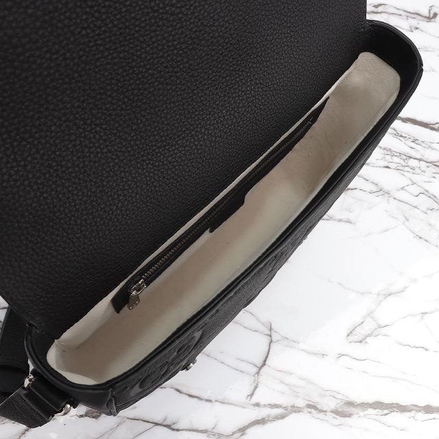 GG original calfskin messenger bag 760234 black