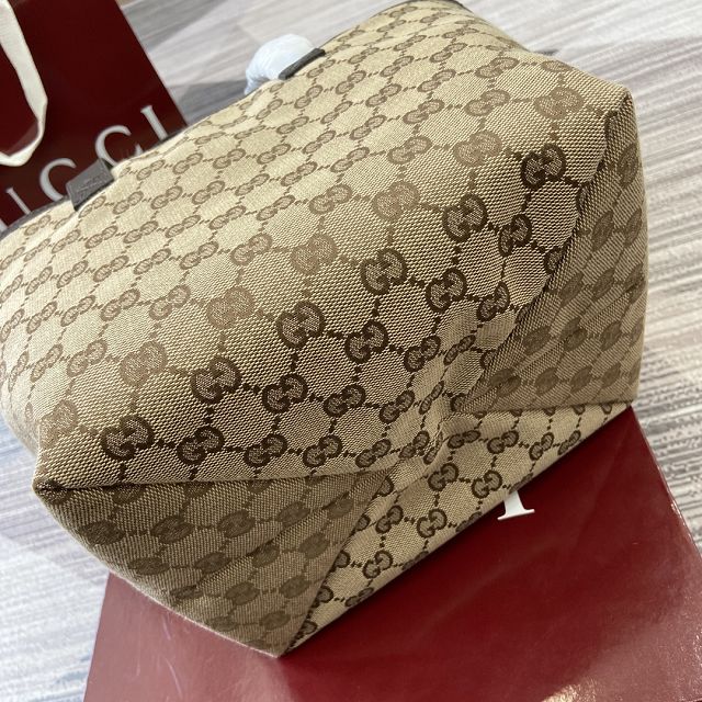 GG original canvas totissima small tote bag 788211 brown