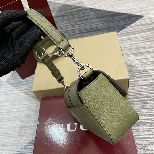 GG original calfskin small crossbody bag 821623 green